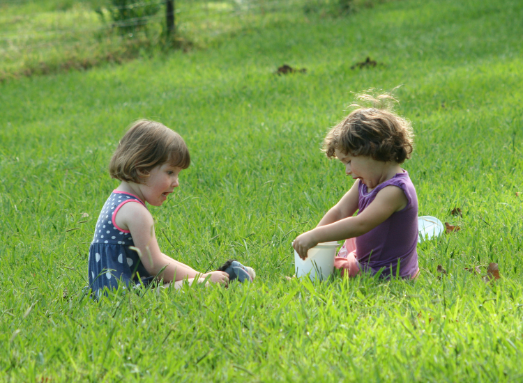 Kids playing together