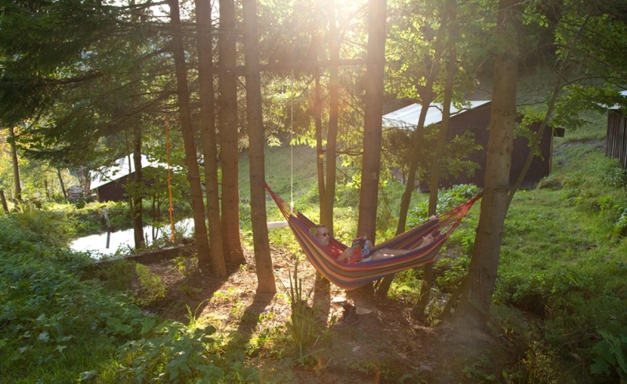 Web tent hammock sun HILSERHOF
