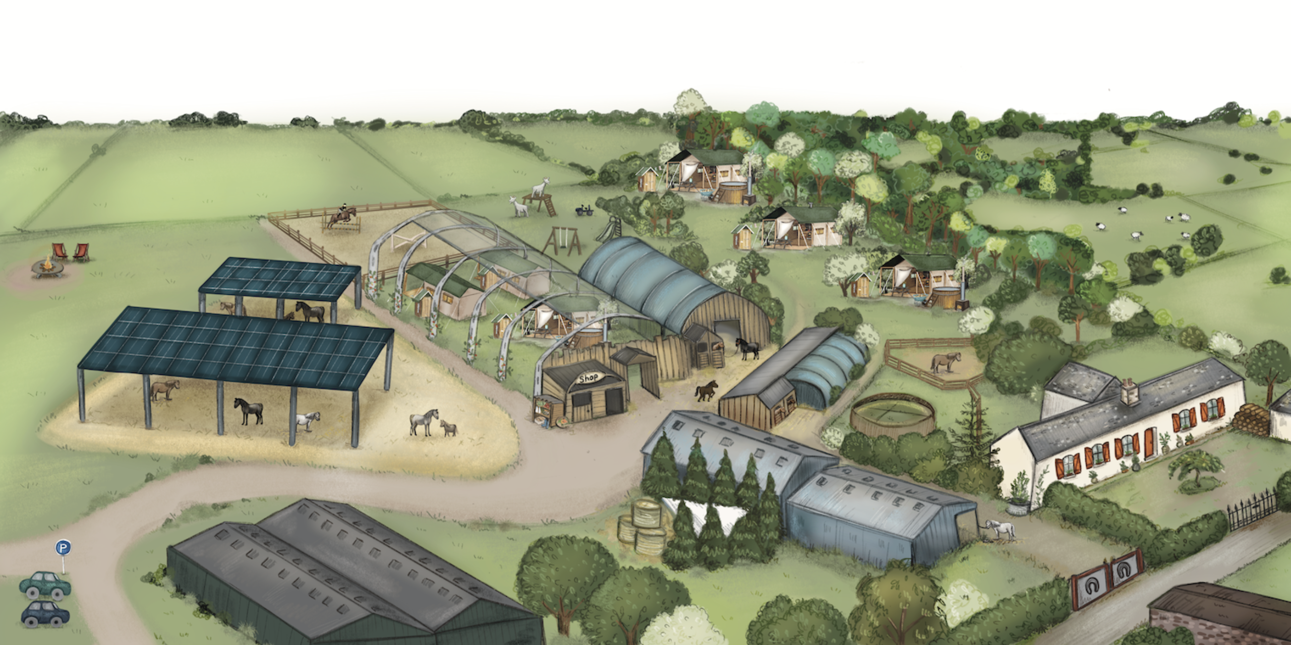 Illustration Gapennes Stable France