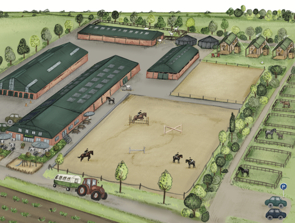 Het Keelven witte achtergrond